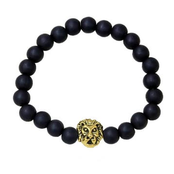 Fako Bijoux - Buddha Armband - Sandelhout - Leeuw -, Handtassen en Accessoires, Armbanden, Verzenden, Nieuw