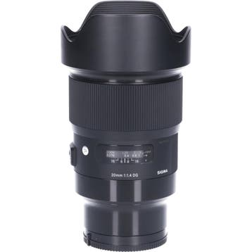 Tweedehands Sigma 20mm f/1.4 DG HSM Art Sony E CM1065, Ophalen of Verzenden, Gebruikt, Overige typen