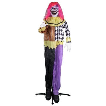 Animatronic Halloween Decoratie Zwaaiende Evil Clown Licht, Nieuw