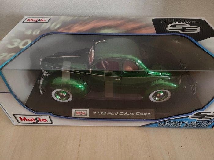 Maisto 1:18 - Model sportwagen - 1939 Ford Deluxe Coupe, Hobby & Loisirs créatifs, Voitures miniatures | 1:5 à 1:12