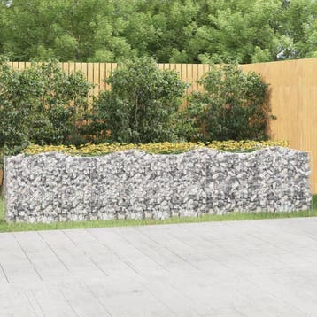 vidaXL Schanskorf gewelfd verhoogd 400x50x100 cm, Tuin en Terras, Verzenden, Nieuw