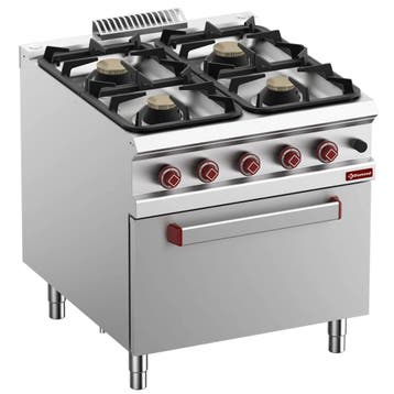 Fornuis + Oven | OPTIMA 900 | Gas | 4 Branders (2x 7kW + 2x, Verzenden, Nieuw in verpakking