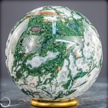 Mosagaatbal met druse – natuurgeesten in kristalvorm Sphere-
