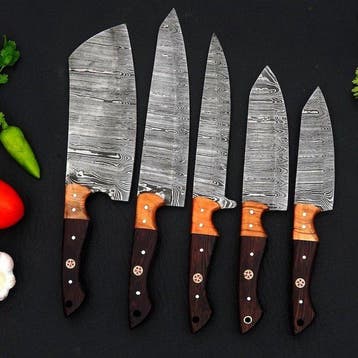Highclasscrafts Handmade - Keukenmes - Chefs knife - Staal,