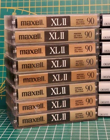 TDK , Maxell Gold - SA-x, XL II, XL II -S 90 Cassette audio, Nieuw