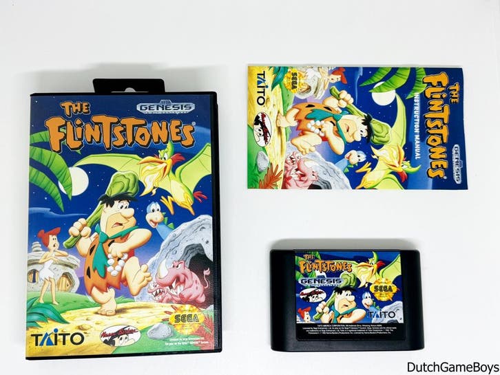 Sega Genesis - The Flintstones, Games en Spelcomputers, Spelcomputers | Sega, Gebruikt, Verzenden
