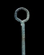 Oud-Romeins - Mengelaar van blauwgetint gedraaid glas - 1e /, Verzamelen