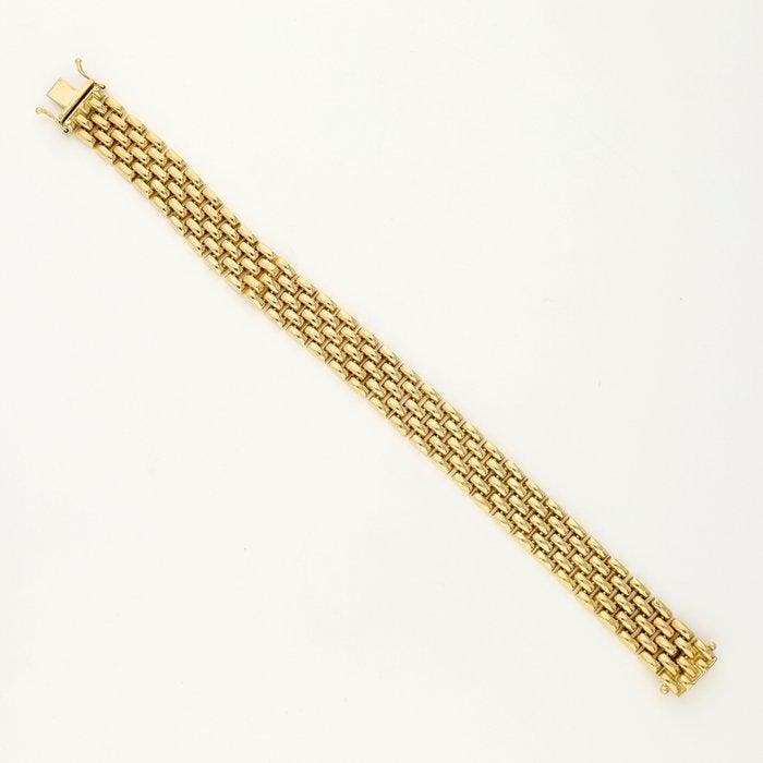 Armband - 18 karaat Geel goud, Handtassen en Accessoires, Armbanden