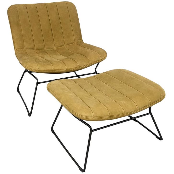 bert plantagie Fauteuil & Voetenbankje Draat - Ongebruikt, Maison & Meubles, Fauteuils, Envoi