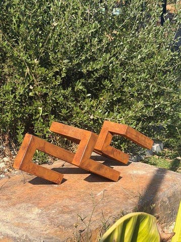Ana Lucia B.M - Sculpture Corten - XL - No Reserve, Antiquités & Art