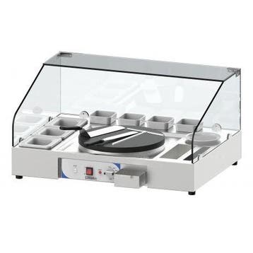 Crepes maker RVS serveerstation elektrisch  | 2.7kW | Crèpe, Verzenden