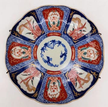 Plat (2) - Porcelaine - Assiettes en porcelaine Imari
