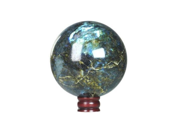 Pierre naturelle de labradorite verte – feu arc-en-ciel, Collections, Minéraux & Fossiles