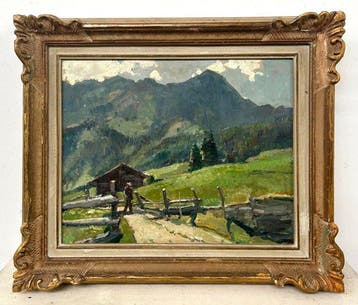 Carlo Musso (1907-1968) - Baita a Legnad