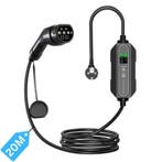 EV4U Mobiele Thuislader Type 2 - 20 meter - 6A-16A - IP67, Autos : Divers, Bornes de recharge, Ophalen of Verzenden