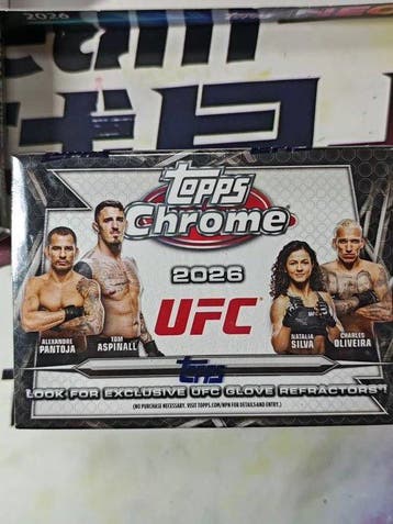 2026 Topps Chrome Insert card, Parallel card - 1 Box - Good