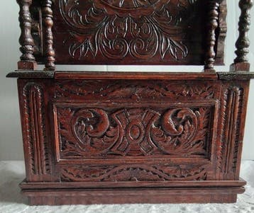 Handgemaakt - Maison de poupées Zitbank kist - 1900-1910 -