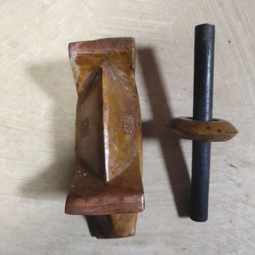Vijzel en stamper - Messing - Medicijn-rollermaalmachine