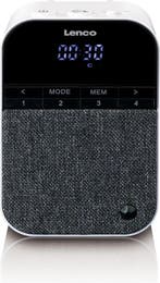 Speaker met Bluetooth - Afneembare stekker - Radio - Wit - L, Verzenden, Nieuw