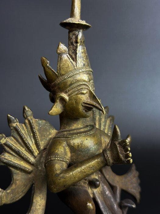 Garuda - Zuid-India - Brons - India - 17e eeuw – 18e eeuw, Antiek en Kunst, Kunst | Niet-Westerse kunst