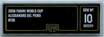 Panini - 2006 - World Cup - GMA 10 - Gem Mint - Alessandro, Collections