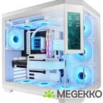 Mars Gaming MC-3TCORELCD Midi tower Wit, Verzenden