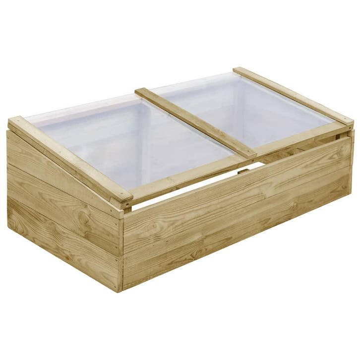 vidaXL Kas 100x50x35 cm geïmpregneerd grenenhout, Jardin & Terrasse, Serres, Envoi
