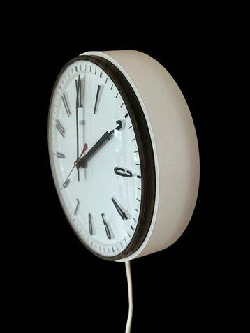 Wandklok - Metamec - Mid-century modern Plastic - 1960-1970
