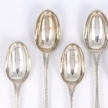 Daniël van Outvorst - Theelepel - Lepel (6) - .934 zilver