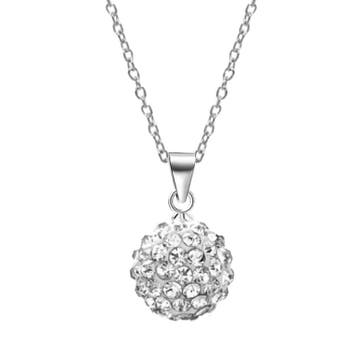 Fako Bijoux - Ketting - Disco Dots - Hanger - Wit, Verzenden, Nieuw