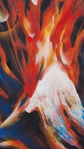 REY VÉLIZ - Erupción azul XL