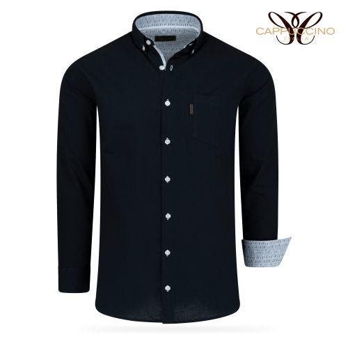 2dekans | Cappuccino Italia Overhemd Zwart Maat XL, Kleding | Heren, Overhemden, Ophalen of Verzenden