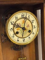 Regulateur wandklok - Art Deco Hout - 1940-1950 -, Antiek en Kunst