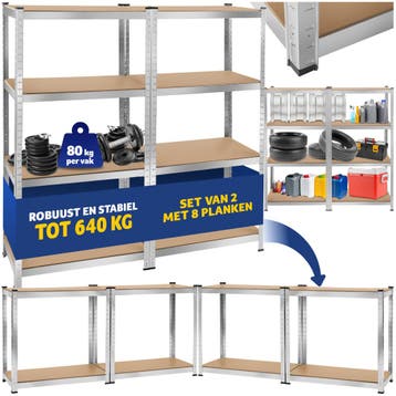 Werkplaatsrek - 160 x 160 x 40 cm, 640 kg, Verzenden, Nieuw