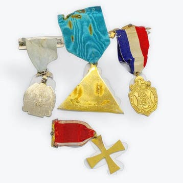 France - Médaille militaire - Lot de médailles maçonniques, Verzamelen