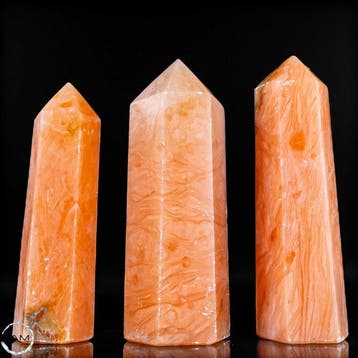 Ensemble exclusif de calcite solaire provenant de Madagascar