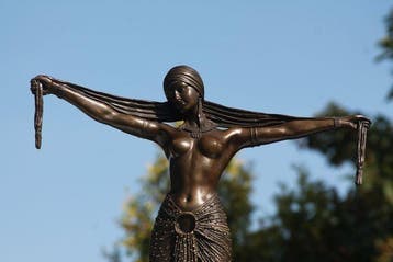 Beeld, scarab - 75 cm - bronze marble