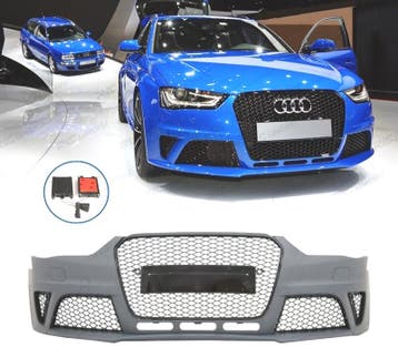 PARE-CHOCS FRONTAL AUDI A4 B8 11-15 LOOK RS CALANDRE NOIR PD, Autos : Pièces & Accessoires, Verzenden