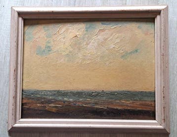 Isidoor Boerewaard (1893-1972) - Zeezicht, Antiquités & Art
