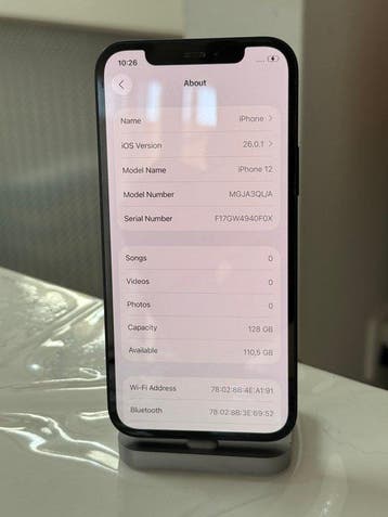 Apple iPhone 12 128gb - Mobiele telefoon (1), Nieuw