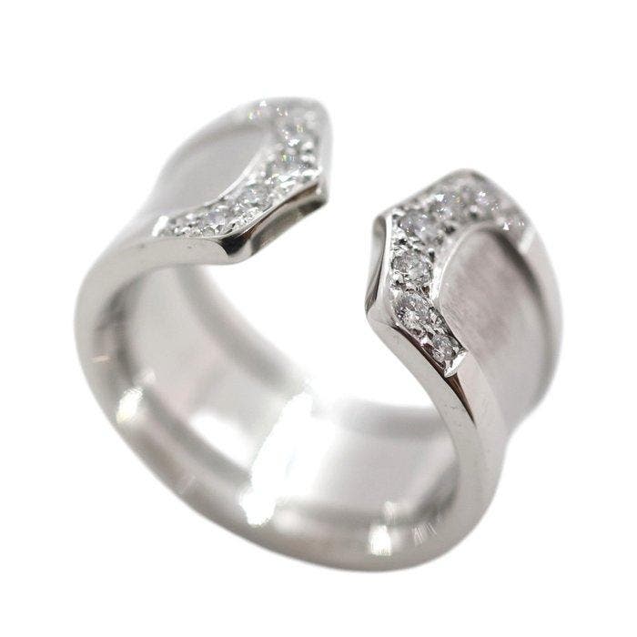 Cartier - Ring - C2 Ring - 18 karaat Witgoud -, Bijoux, Sacs & Beauté, Bagues
