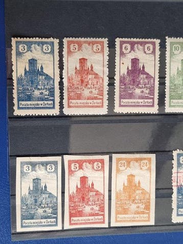 Polen - Poland – Poczta Miejska w arkach – Collection of