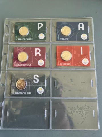 Frankrijk. 2 Euro 2024 Jeux Olympiques Paris 2024 (10, Postzegels en Munten, Munten | Europa | Niet-Euromunten