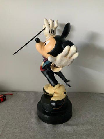 Mickey Mouse Statue rare de Mickey Mouse, chef dorchestre,, Verzamelen, Nieuw