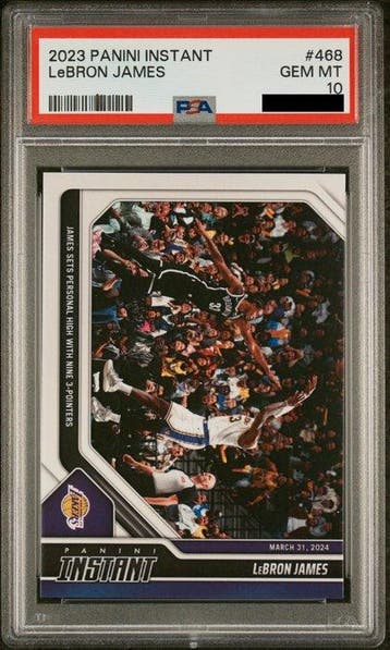 2023/24 Panini Instant *VERY LIMITED* LeBron James # 468 -, Nieuw