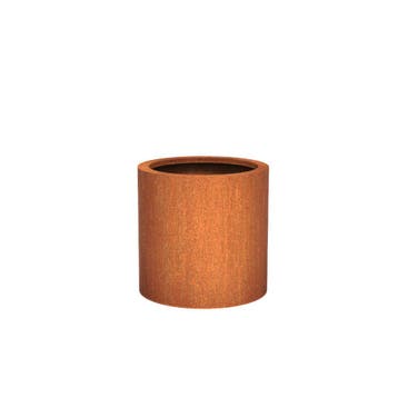 Cortenstaal plantenbak Ø60x60cm - Met bodem, Rond, Nieuw, Metaal, 60 tot 100 cm
