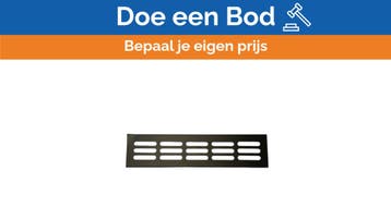 Bieden: Hafele Brown Metal Ventilation Grille 60x250mm - Ya, Ophalen of Verzenden