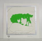 Giosetta Fioroni (1932) - Doppio Liberty Verde Luminoso, Antiek en Kunst