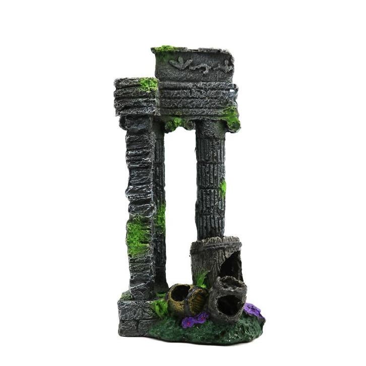 Aquariumdecoratie, Ruïne pilaren  As-164 (Hardscaping), Animaux & Accessoires, Poissons | Aquariums & Accessoires, Envoi