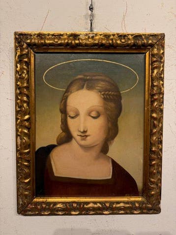 Scuola italiana (XX), da Raffaello - Madonna, Antiek en Kunst